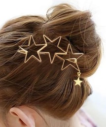 Fun & Daily | F&D : スリースターヘアクリップ(バレッタ/ヘアクリップ)
