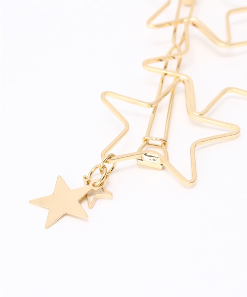 Fun & Daily（ファンアンドデイリー）の「F&D : スリースターヘアクリップ（バレッタ/ヘアクリップ・レディース・ゴールド・FREE）」の3枚目の写真