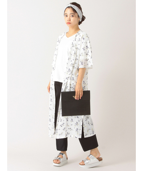 E hyphen world gallery（イーハイフンワールドギャラリー）の「・ｳｴｽﾄﾘﾎﾞﾝﾃｰﾊﾟｰﾄﾞﾊﾟﾝﾂ（その他パンツ・レディース・カーキ/インディゴブルー/ブラック・FREE）」の13枚目の写真