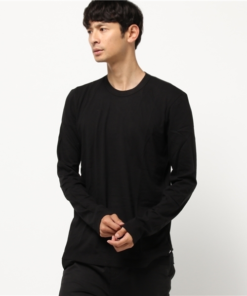 JAMES PERSE(ジェームスパース)の「JAMES PERSE クルーネックロングTシャツ(Tシャツ/カットソー・メンズ・ブラック/ネイビー/ホワイト・00/1/0)」の1枚目の写真