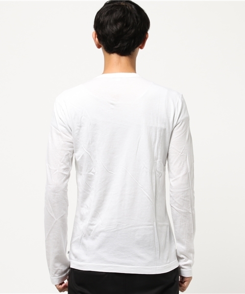 JAMES PERSE(ジェームスパース)の「JAMES PERSE クルーネックロングTシャツ(Tシャツ/カットソー・メンズ・ブラック/ネイビー/ホワイト・00/1/0)」の5枚目の写真