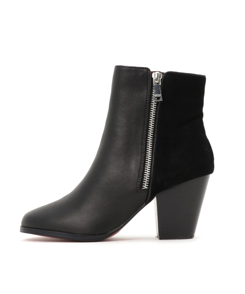 LOVELESS（ラブレス）の「【LOVELESS】WOMENS バイカラーショートブーツ（ブーツ・レディース・ブラック/ベージュ・22.5/23.5/24.5）」の3枚目の写真