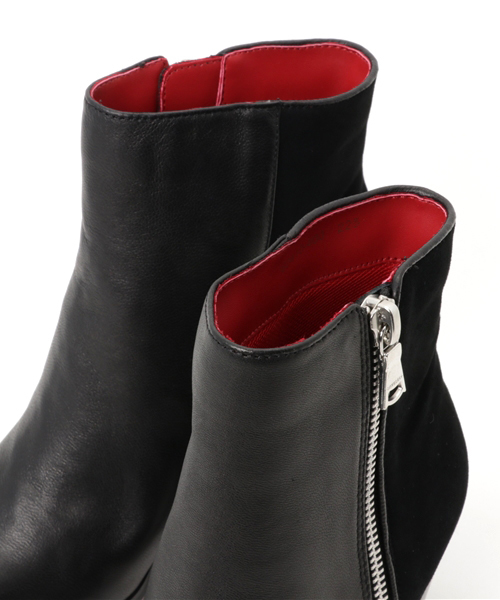 LOVELESS（ラブレス）の「【LOVELESS】WOMENS バイカラーショートブーツ（ブーツ・レディース・ブラック/ベージュ・22.5/23.5/24.5）」の7枚目の写真