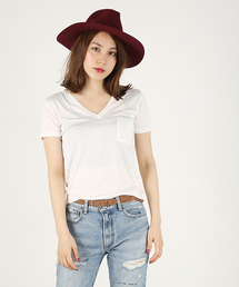 MOUSSY | V NECK TEE(Tシャツ/カットソー)