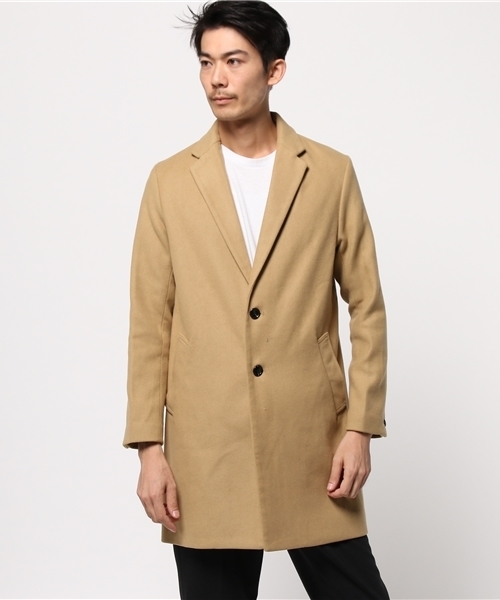 セール】WEGO/メルトンチェスターコート（チェスターコート
