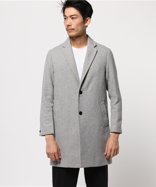 セール】WEGO/メルトンチェスターコート（チェスターコート