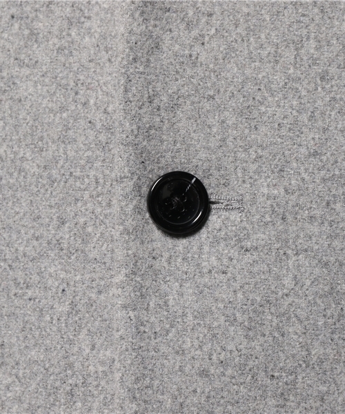 WEGO（ウィゴー）の「WEGO/メルトンチェスターコート（チェスターコート・メンズ・ブルー/グレー/ネイビー/キャメル/オフホワイト/ブラック/カーキ・MEDIUM/LARGE/SMALL）」の22枚目の写真