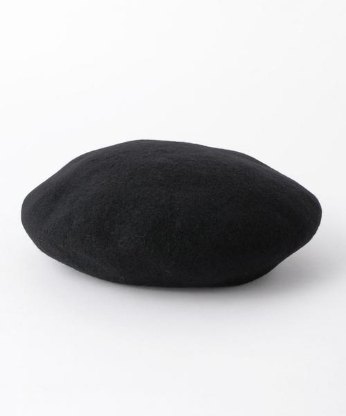 KIJIMA TAKAYUKI（キジマ　タカユキ）の「【別注】＜KIJIMA TAKAYUKI(キジマ タカユキ)＞ BERET（ハンチング/ベレー帽・メンズ・ブラック/ダークグレー/ネイビー・FREE）」の2枚目の写真