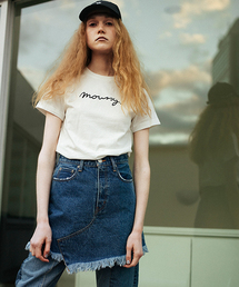 MOUSSY | cursive moussy T(Tシャツ/カットソー)