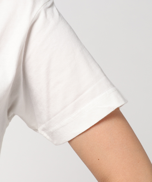 MOUSSY（マウジー）の「cursive moussy T（Tシャツ/カットソー・レディース・ホワイト/ブラック/ピンク・FREE）」の4枚目の写真