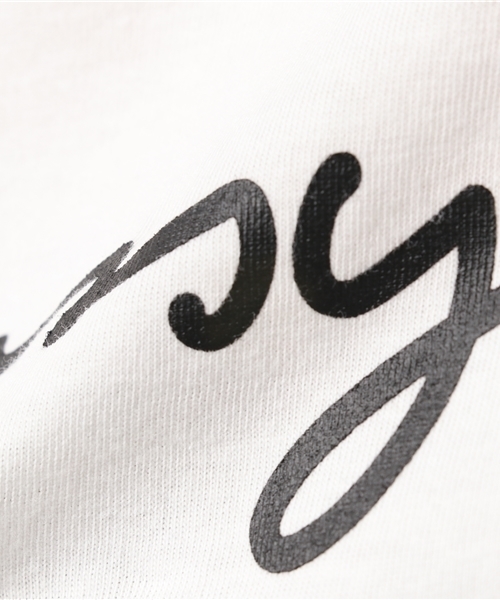 MOUSSY（マウジー）の「cursive moussy T（Tシャツ/カットソー・レディース・ホワイト/ブラック/ピンク・FREE）」の7枚目の写真