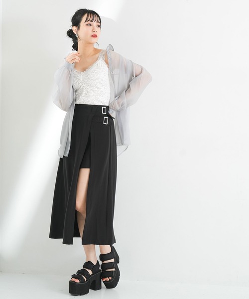 Newlyme（ニューリーミー）の「総レースキャミソール（キャミソール・レディース・アイボリー/ライトベージュ/ライトブラック/ピンク/ブルー/モカ・MEDIUM/LARGE/X-LARGE/SMALL/XX-LARGE）」の22枚目の写真