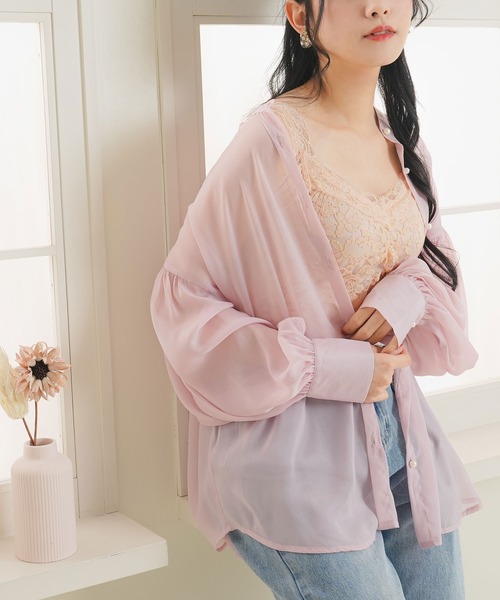 Newlyme（ニューリーミー）の「総レースキャミソール（キャミソール・レディース・アイボリー/ライトベージュ/ライトブラック/ピンク/ブルー/モカ・MEDIUM/LARGE/X-LARGE/SMALL/XX-LARGE）」の20枚目の写真