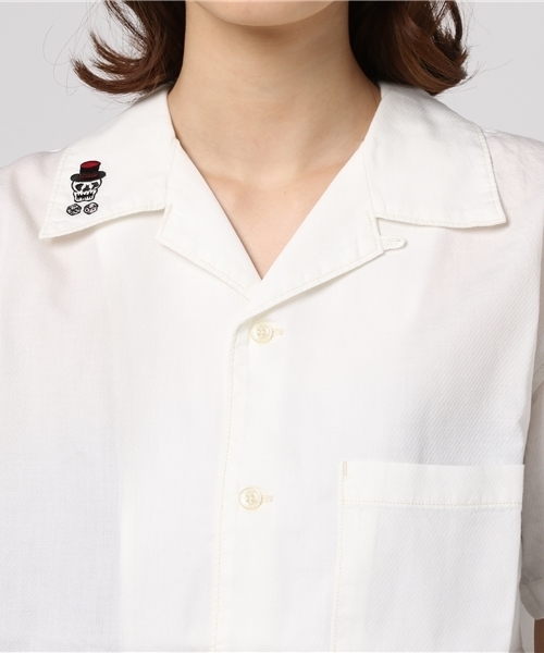 HYSTERIC GLAMOUR ボーリングシャツ SPOOK SHOW刺繍 ボーリングシャツ|HYSTERIC GLAMOUR WOMEN