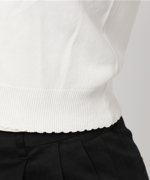 LODISPOTTO(ロディスポット)の「長袖シンプルカーディガン(カーディガン/ボレロ・レディース・ブラック/ベビーピンク/ライトブルー/ホワイト/レッド/ネイビー/クリーム・MEDIUM)」の13枚目の写真