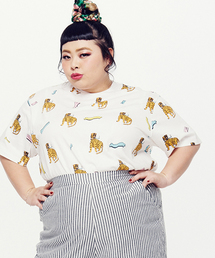 PUNYUS | タイガー総柄Tシャツ(Tシャツ/カットソー)