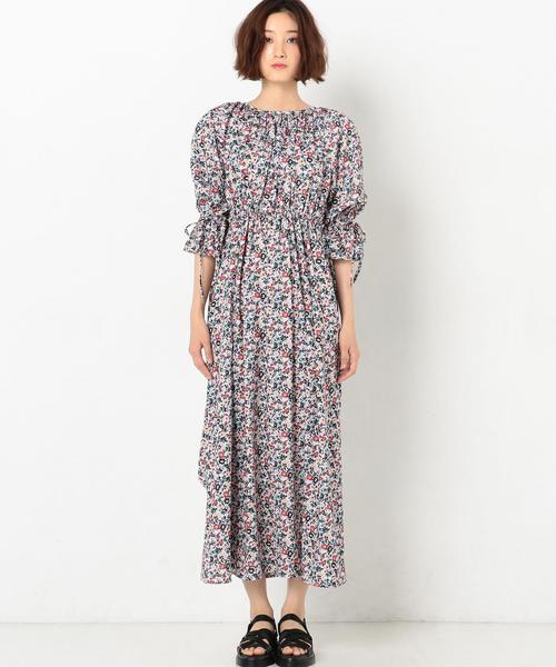 Another Edition(アナザーエディション)の「フラワープリントワンピース ◆(ワンピース・レディース・イエロー/ライラック・FREE)」の11枚目の写真