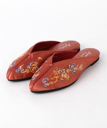 Another Edition | チャイナ刺繍スリッポン(その他シューズ)