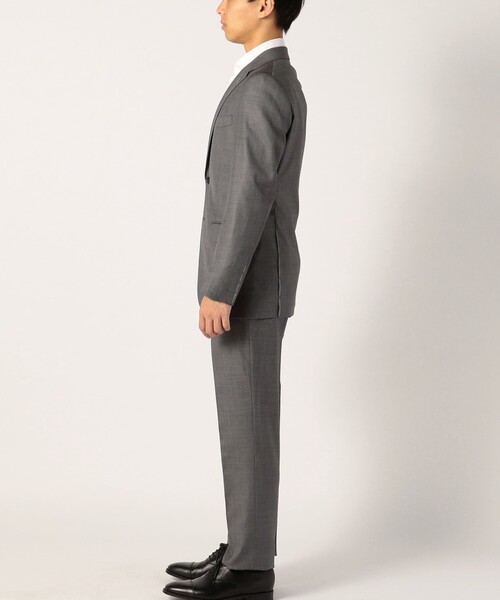 SHIPS（シップス）の「SHIPS: ＜ハンドライン＞LORO PIANA FABRIC FOUR SEASONS シャークスキン ソリッド スーツ（スーツセット・メンズ・チャコールグレー・42/52/46/44）」の11枚目の写真