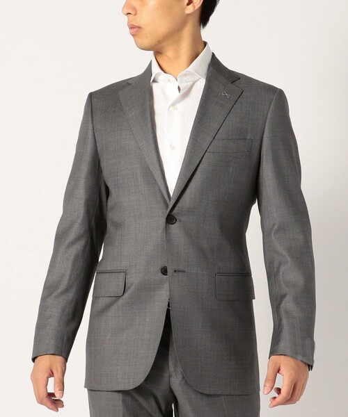 SHIPS（シップス）の「SHIPS: ＜ハンドライン＞LORO PIANA FABRIC FOUR SEASONS シャークスキン ソリッド スーツ（スーツセット・メンズ・チャコールグレー・42/52/46/44）」の13枚目の写真