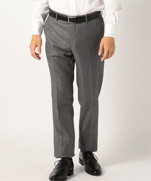 SHIPS（シップス）の「SHIPS: ＜ハンドライン＞LORO PIANA FABRIC FOUR SEASONS シャークスキン ソリッド スーツ（スーツセット・メンズ・チャコールグレー・42/52/46/44）」の2枚目の写真