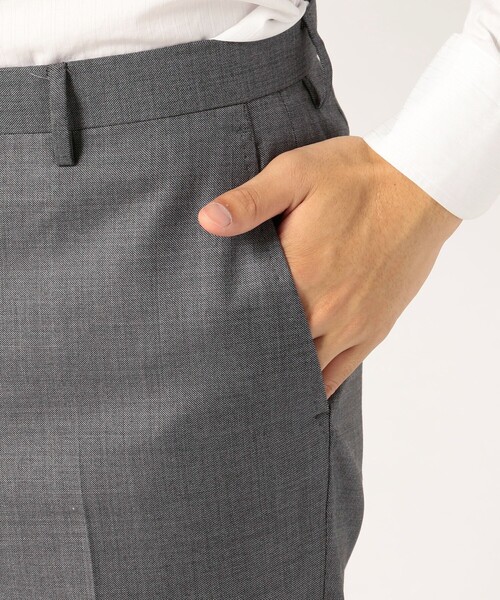SHIPS（シップス）の「SHIPS: ＜ハンドライン＞LORO PIANA FABRIC FOUR SEASONS シャークスキン ソリッド スーツ（スーツセット・メンズ・チャコールグレー・42/52/46/44）」の5枚目の写真