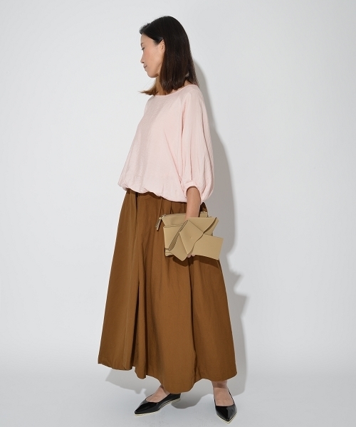 SOLPRESA（ソルプレーサ）の「ボンディングリボンクラッチバッグ（クラッチバッグ・レディース・ベージュ/オレンジ/イエロー/ブラック・ONE SIZE）」の6枚目の写真