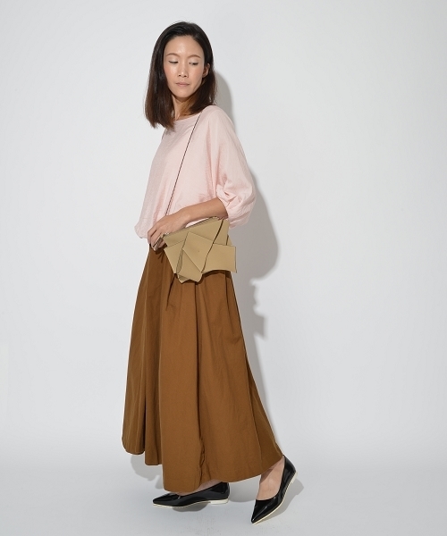 SOLPRESA（ソルプレーサ）の「ボンディングリボンクラッチバッグ（クラッチバッグ・レディース・ベージュ/オレンジ/イエロー/ブラック・ONE SIZE）」の8枚目の写真