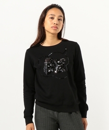 ARMANI EXCHANGE | 【AXアルマーニ エクスチェンジ】スパンコールロゴ スウェット(スウェット)