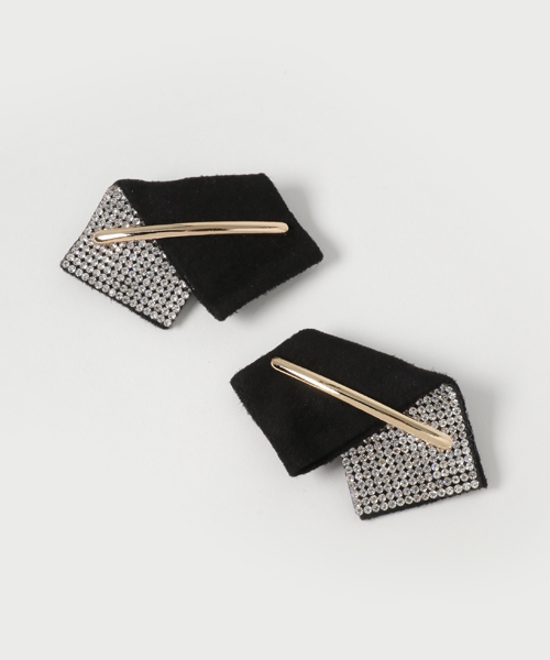 PICHE ABAHOUSE（ピシェ アバハウス）の「★折り返しリボンシュークリップ（シューケア用品・レディース・ブラック/ネイビー/ピンク・FREE）」の2枚目の写真