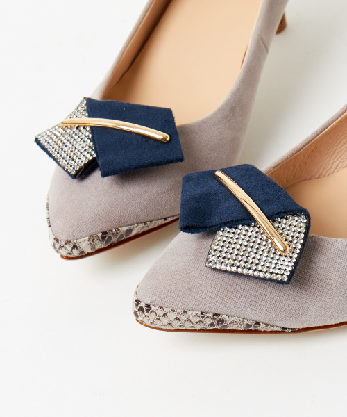 PICHE ABAHOUSE（ピシェ アバハウス）の「★折り返しリボンシュークリップ（シューケア用品・レディース・ブラック/ネイビー/ピンク・FREE）」の7枚目の写真