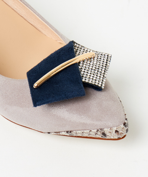 PICHE ABAHOUSE（ピシェ アバハウス）の「★折り返しリボンシュークリップ（シューケア用品・レディース・ブラック/ネイビー/ピンク・FREE）」の8枚目の写真