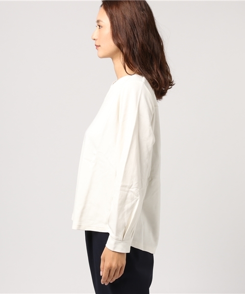 Honeys（ハニーズ）の「メタルパーツプルオーバー（Tシャツ/カットソー・レディース・ブラック/ベージュ/オフホワイト/ピンク/ブルー/マスタード・L/M）」の7枚目の写真