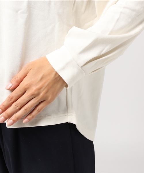 Honeys（ハニーズ）の「メタルパーツプルオーバー（Tシャツ/カットソー・レディース・ブラック/ベージュ/オフホワイト/ピンク/ブルー/マスタード・L/M）」の11枚目の写真