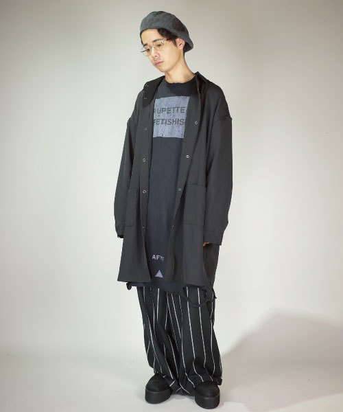 rovtski(ロフトスキー)の「rovtski 【セットアップアイテム】ドロップショルダーオーバーサイズロングシャツ/7S17072401(シャツ/ブラウス・メンズ・グレー/ブラック・FREE)」の14枚目の写真