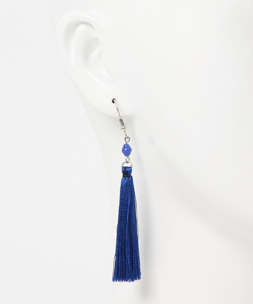 チャイハネ（チャイハネ）の「【チャイハネ】チロルアシンメトリーピアス（ピアス（両耳用）・レディース・ピンク/グリーン/ブルー・FREE）」の6枚目の写真