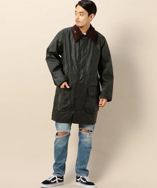Barbour（バブアー）の「＜Barbour(バブアー)＞ BORDER REG FIT/アウター（ステンカラーコート・メンズ・オリーブ・38/36/34）」の9枚目の写真