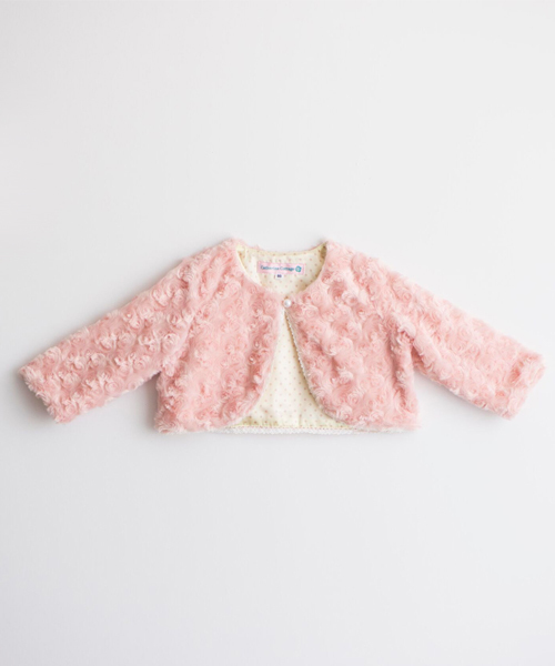 Catherine Cottage（キャサリンコテージ）の「プードルファーボレロ（その他アウター・キッズ・ブラウン/ベージュ/ブラウン系その他3/ホワイト/ブラック系その他2/ブルー/シルバー系その他3/ピンク/シルバー/ブラック/ホワイト系その他/ピンク系その他/ホワイト系その他2・160/110/130/150/90/140/80/120/100）」の10枚目の写真