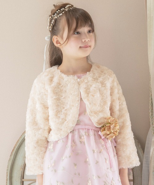 Catherine Cottage（キャサリンコテージ）の「プードルファーボレロ（その他アウター・キッズ・ブラウン/ベージュ/ブラウン系その他3/ホワイト/ブラック系その他2/ブルー/シルバー系その他3/ピンク/シルバー/ブラック/ホワイト系その他/ピンク系その他/ホワイト系その他2・160/110/130/150/90/140/80/120/100）」の18枚目の写真