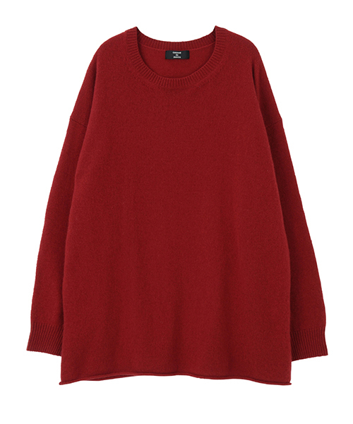 CABANE de ZUCCa（カバンドズッカ）の「ラムウールセーター（ニット/セーター・メンズ・チャコールグレー/ワインレッド/ネイビー・M/M size）」の4枚目の写真