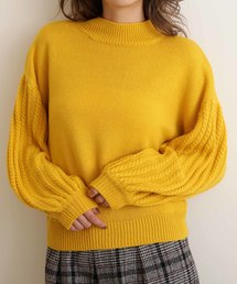 FREE'S MART | 袖ケーブルハイネックニット(ニット/セーター)