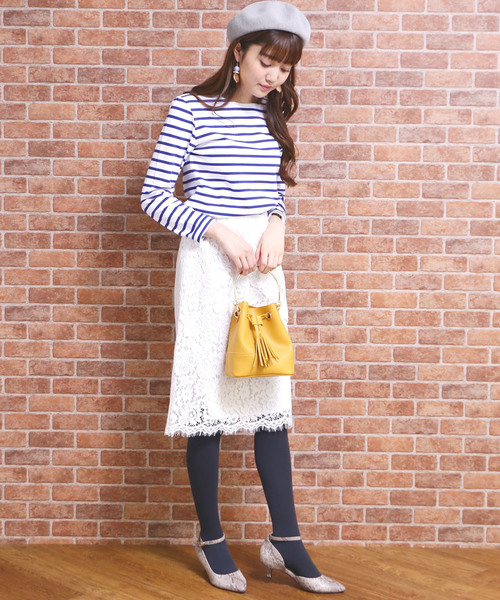 N.(N. Natural Beauty Basic)(エヌエヌナチュラルビューティーベーシック)の「◆度詰めボーダーカットソー(Tシャツ/カットソー・レディース・ホワイト系その他/グリーン系その他/ネイビー/ホワイト系その他2・MEDIUM)」の13枚目の写真