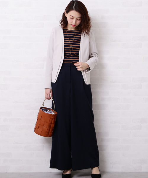 N.(N. Natural Beauty Basic)(エヌエヌナチュラルビューティーベーシック)の「◆度詰めボーダーカットソー(Tシャツ/カットソー・レディース・ホワイト系その他/グリーン系その他/ネイビー/ホワイト系その他2・MEDIUM)」の20枚目の写真