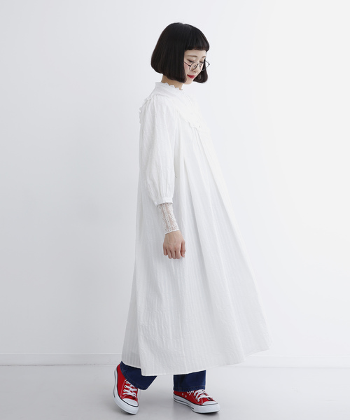 MERLOT（メルロー）の「シースルー総レースブラウス1195（シャツ/ブラウス・レディース・ブラック/ホワイト・FREE）」の13枚目の写真