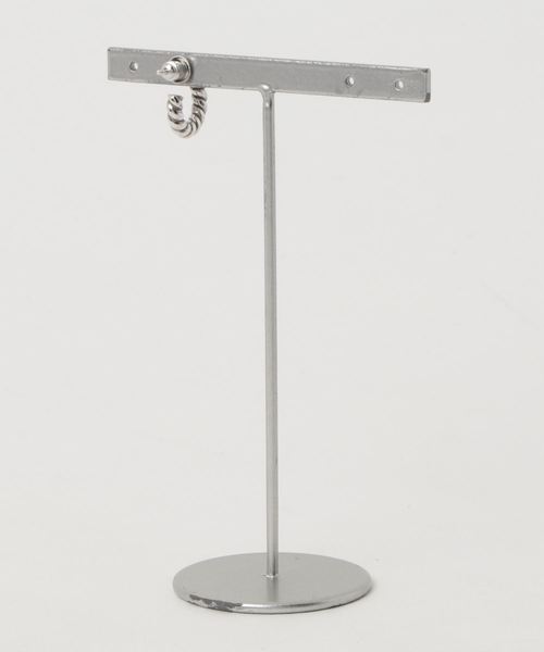 SunKu(サンク)の「【SunKu】サンク / SILVER HOOP PIEACE/TWIST ピアス(ピアス(片耳用)・メンズ・シルバー・FREE)」の2枚目の写真