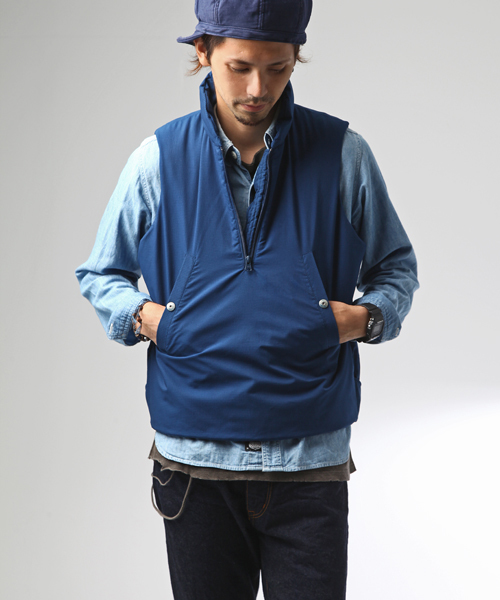 dip（ディップ）の「dip×世間知らず../プルオーバーベスト（ベスト・メンズ・ブルー・MEDIUM/LARGE）」の6枚目の写真