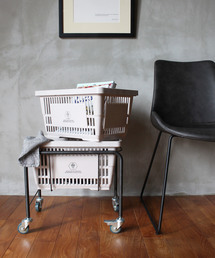a.depeche（アデペシュ）の「stockge basket IV/ショッピングバスケット　見せる収納（収納グッズ）」