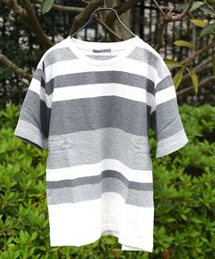 セール】TORNADO MART∴ランダムキカボーダーリンクス半袖Vネック