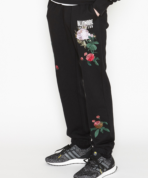 【BILLIONAIRE BOYS CLUB】 要在庫確認 パッチ スウェットパンツ BILLIONAIRE BOYS CLUB】 要在庫確認 パッチ スウェットパンツ