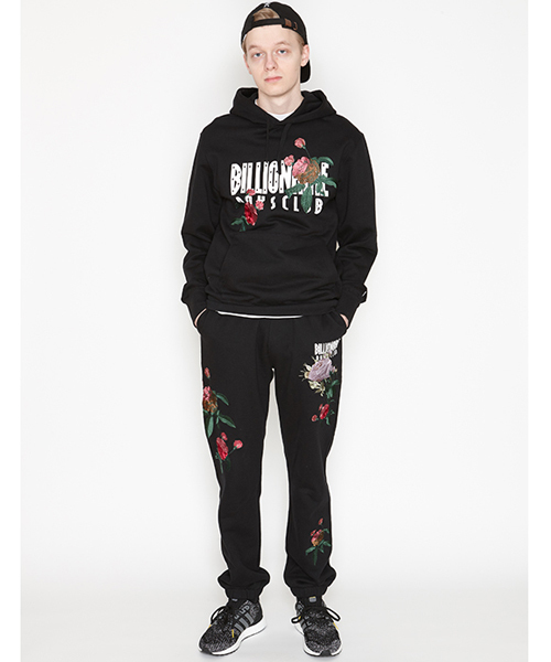 セール】BILLIONAIRE BOYS CLUB EMBROIDERED FLORAL SWEATPANTS